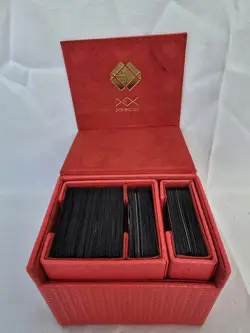 Magic The Gathering MTG Lot 118 Cards Sleeved w/ Deck Box Organizer Bundle - Image 1