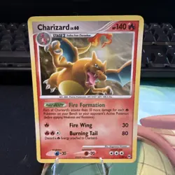 Charizard LV. 60 Arceus Holo 1/99 Pokemon TCG 2009 Card LP - Image 1