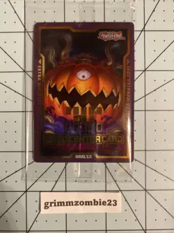 YuGiOh! Field Center Card Pumpking The King Of Grave Ghosts Maze Of Muertos Seal - Image 1