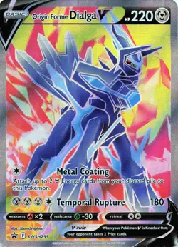 Origin Forme Dialga V SWSH255 SWSH: Sword & Shield Promo Cards Holo - Image 1