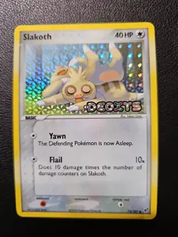 Pokemon Card - Slakoth Deoxys 73/107 Reverse Holo - Image 1