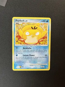 Pokemon Psyduck Platinum 87/127 Non-Holo LP-NM Card - Image 1