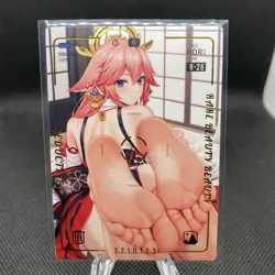 FEET Yae Miko R-26 Mei Se 2 Goddess Story Anime Card Genshin Impact - Image 1