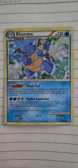 Blastoise Non Holo Rare Unleashed 13/95 Near Mint Pokemon Card - Image 1