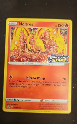 Moltres SWSH185 SWSH: Sword & Shield Promo Cards Holo - Image 1