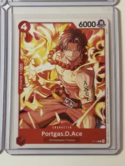 Portgas D. Ace P-119 Pirate Party Promo English One Piece 4 Card Play Set Lot - Image 5