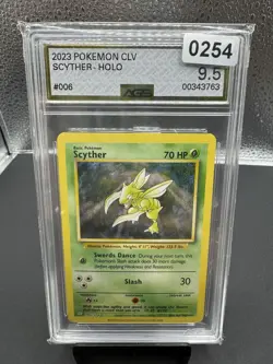 AGS 9.5 Mint+ Scyther 006/034 TCG Classic Holo English Pokemon Card - Image 1