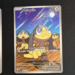 Pokemon TCG Illustration Rare Holo 5-Card Lot IR Stufful Helioptile Flygon Rot - Image 3