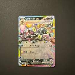 Pokemon TCG Umbreon EX Prismatic Evolutions Card 060/131 SV - Image 1