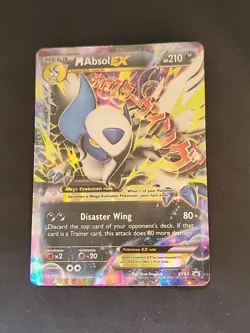 Pokemon TCG M Absol-EX XY Black Star Promos Holo Card XY63 - Image 1