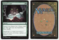 Nature's Lore 244 Commander Legends: Battle for Baldur's Gate MTG LP - Image 1