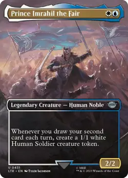 Prince Imrahil the Fair (Borderless) Foil - NM Lord of the Rings: MTG - Image 1