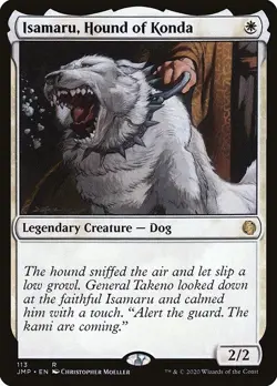 Isamaru, Hound of Konda [JMP] #113 NM MTG - Image 1