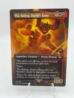 The Balrog, Durin's Bane (Borderless) - NM Lord of the Rings: MTG - Image 2