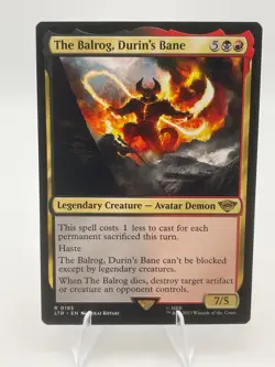 The Balrog, Durin's Bane - NM Lord of the Rings: MTG - Image 2
