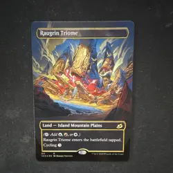 MTG Raugrin Triome Showcase IKO Rare Borderless Foil EN (NM) - Image 1
