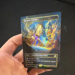 MTG Raugrin Triome Showcase IKO Rare Borderless Foil EN (NM) - Image 3