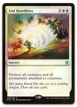 End Hostilities #8 (Foil) (LP) Khans of Tarkir KTK Magic MTG - Image 1