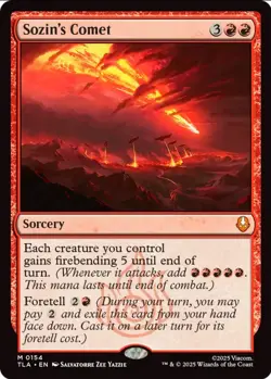X 1 Sozin's Comet NM-M Avatar TLA 154 MTG Magic The Gathering - Image 1