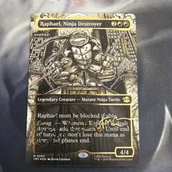 Raphael, Ninja Destroyer (Borderless) (Gold-Stamped Signature) - Image 1