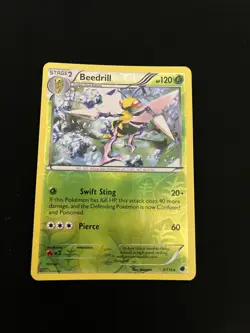 Beedrill 3/116 MINT/EXC Pokemon Cards Plasma Freeze Reverse Holo Rare - Image 1