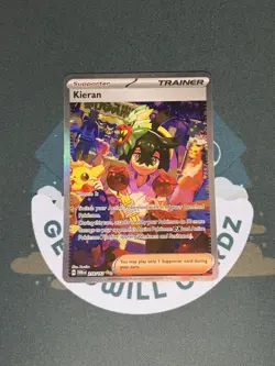 Kieran 218/167 Sv06: Twilight Masquerade Special Illustration Rare Pokemon LP - Image 1