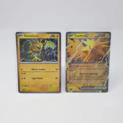Zapdos EX SVP 049 Electabuzz 125/165 Pokemon Card 151 S&V Black Star Promo Cosmo - Image 1