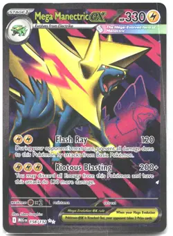 Mega Manectric ex 158/132 Mega Evolution Ultra Rare NM - Image 2