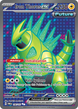 Iron Thorns ex 196/167 Twilight Masquerade Ultra Rare NM - Image 1