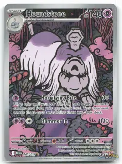 Houndstone 145/132 Mega Evolution Illustration Rare NM - Image 2