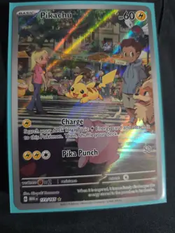 Pokemon Pikachu 173/165 Scarlet & Violet 151 Illustration Rare Full Art - Image 2
