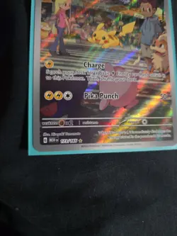 Pokemon Pikachu 173/165 Scarlet & Violet 151 Illustration Rare Full Art - Image 3