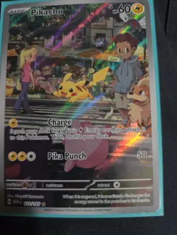 Pokemon Pikachu 173/165 Scarlet & Violet 151 Illustration Rare Full Art - Image 4