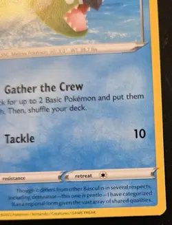 Hisuian Basculin 043/189 Common Sword & Shield: Astral Radiance Pokemon TCG - Image 5
