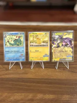 Pokemon Illustration Contest 2024 Promo Cards Feraligatr Pikachu Toxtricity NM - Image 1