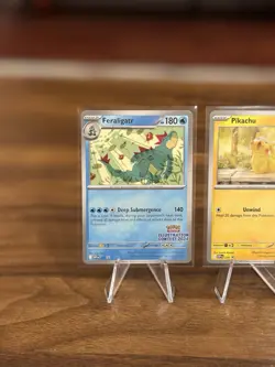 Pokemon Illustration Contest 2024 Promo Cards Feraligatr Pikachu Toxtricity NM - Image 3