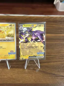 Pokemon Illustration Contest 2024 Promo Cards Feraligatr Pikachu Toxtricity NM - Image 5