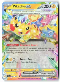 Pikachu ex 057/217 Ascended Heroes Double Rare NM - Image 2