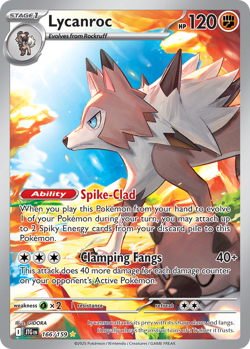 Lycanroc 166/159 Journey Together Illustration Rare NM - Image 1