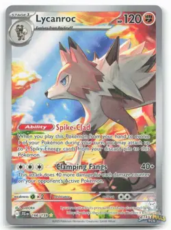 Lycanroc 166/159 Journey Together Illustration Rare NM - Image 2