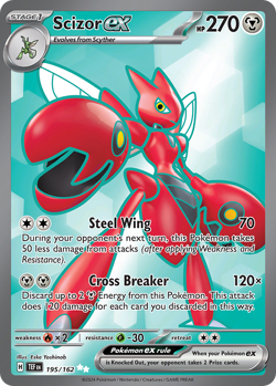 Scizor ex 195/162 Temporal Forces Ultra Rare NM - Image 1