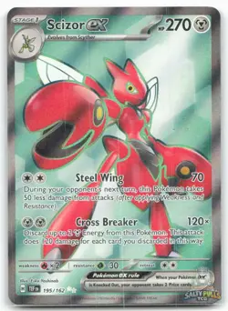 Scizor ex 195/162 Temporal Forces Ultra Rare NM - Image 2