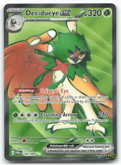 Decidueye ex 100/088 Perfect Order Ultra Rare NM - Image 2
