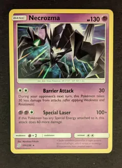 Necrozma 101/236 LP Rare Pokemon SM Unified Minds - Image 5