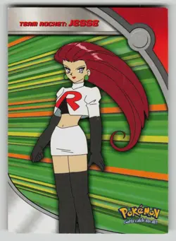 Team Rocket: Jesse #119 Topps Trading Cards Series 2 Pokemon LP - Image 1