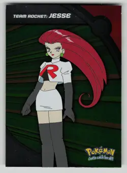 FOIL Team Rocket: Jesse #119 Topps Trading Cards Series 2 Pokemon MP - Image 1
