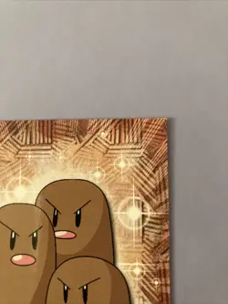 Pokemon Topps TV Animation Edition 1999 Black Logo #51 Dugtrio - Image 4