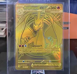 Mega Charizard Y ex ASC EN 294/217 GOLD Hyper Rare Pokemon Ascended Heroes Nm - Image 1
