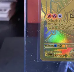 Mega Charizard Y ex ASC EN 294/217 GOLD Hyper Rare Pokemon Ascended Heroes Nm - Image 4