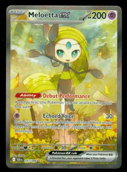 Pokemon MELOETTA EX 167/086 - Black Bolt - SPECIAL ILLUSTRATION RARE - Card B - Image 1